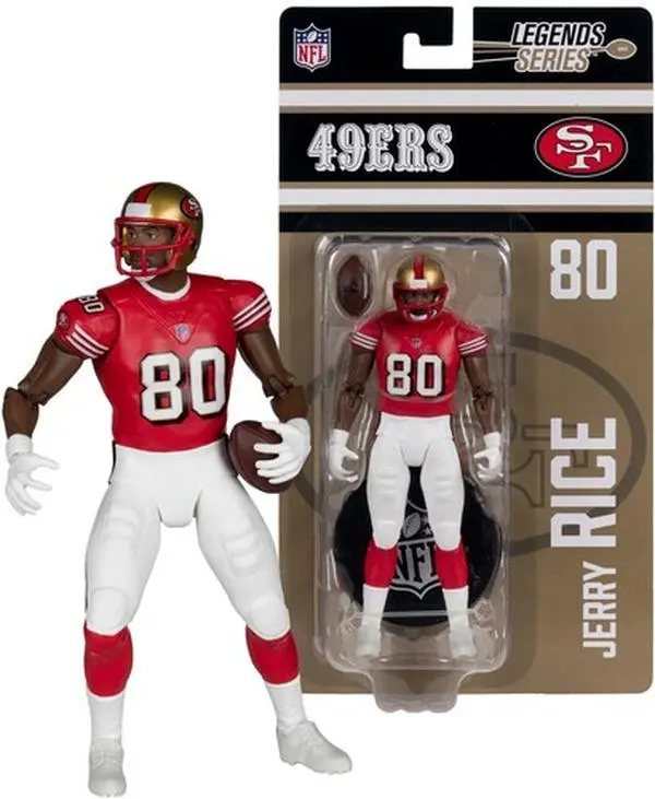Jerry Rice San Francisco 49ers Uniform 6" Action Figurine - McFarlane's SportsPicks Legends Series: NFL Collectible