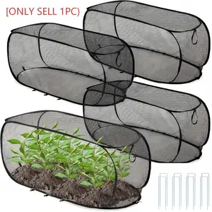 Foldable Pop-Up Mesh Plant Protection Net, Durable Raised Garden Fence, Animal & Insect Protection, Reusable Fruit Vegetable Seedling Cover