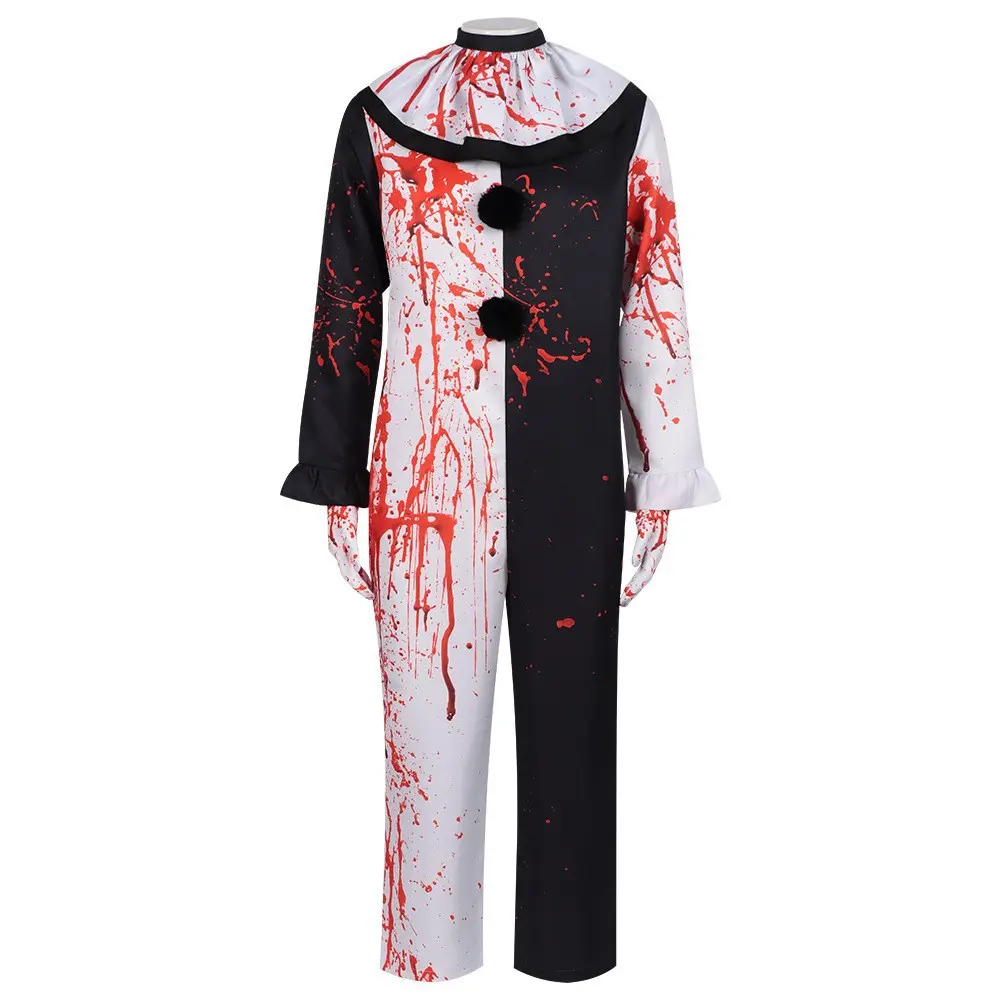Clown jumpsuit with blood