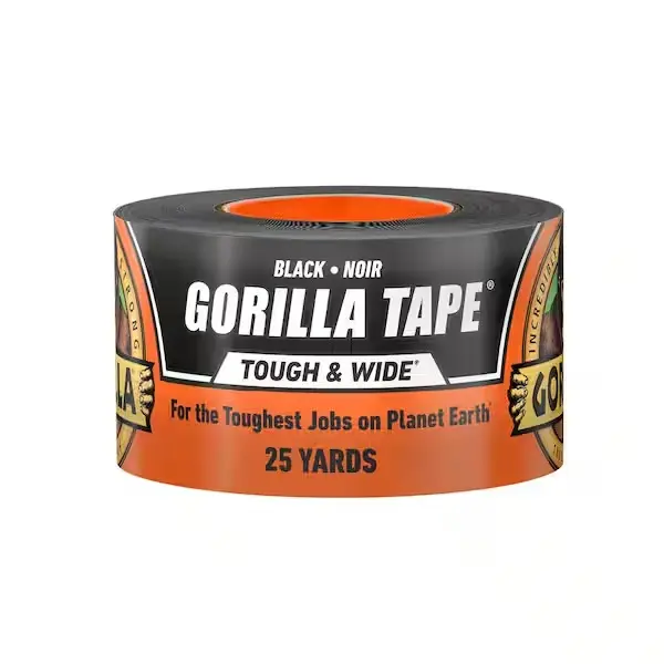 25 yds. Tough and Wide Black Duct Tape