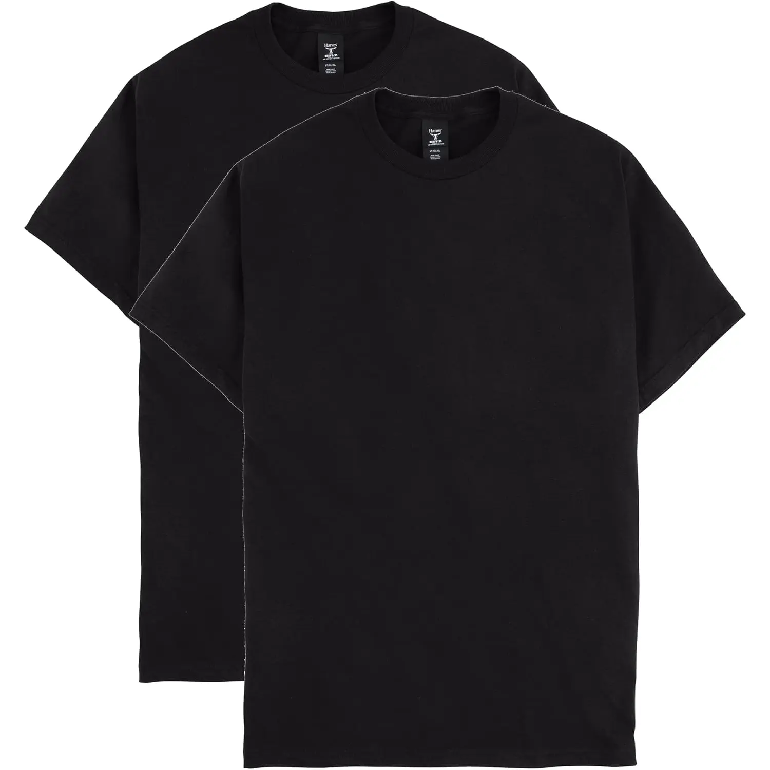 Hanes Men'S Beefy-T T-Shirt, Heavyweight Cotton Tee, 1 or 2 Pack, Big & Tall Sizes Available Hanes