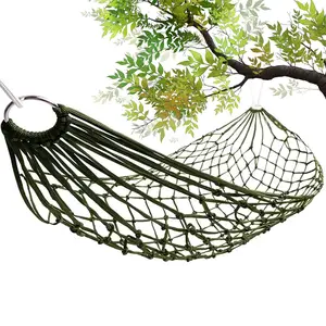Outdoor Camping Hammock Net Bed, Ideal for Garden Beach Courtyard Travel, Comfortable and Durable Design for Relaxing Outdoors