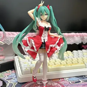 Hatsune Miku Anime Figure Toys Cute Anime MIKU Standing Position PVC Action Figurine Kawaii Cartoon Model Doll Birthday Gift Kid