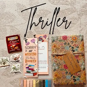 Blind Date with a Book Thriller Pack - Hand-Picked Thriller Novel & Seasonal Bookish Goodies, Perfect for Book Lovers & Special Gifts