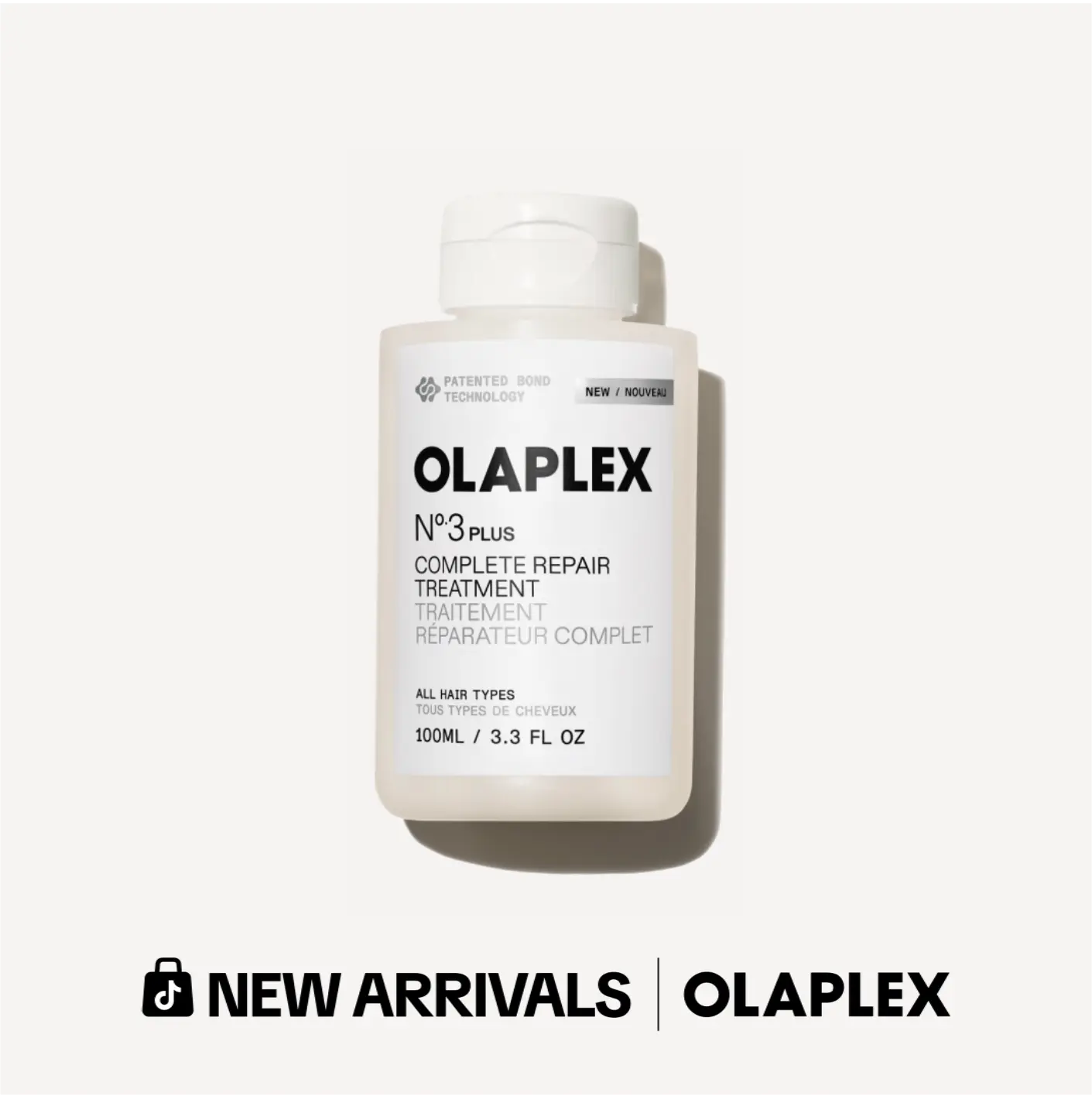 OLAPLEX N°.3PLUS Complete Repair Treatment - Hair Damage Repair Treatment for Immediately Stronger, Softer Hair - Vegan & Cruelty-Free Formula - 100ml