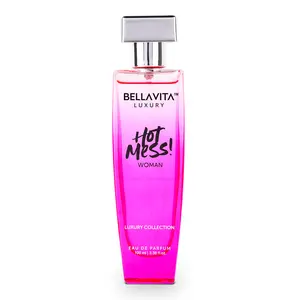 BellaVita Luxury's Hot Mess Eau De Parfum | Perfume for Women | Jasmine, Rose & Citrus Mandarin | Fruity & Musky | Long Lasting