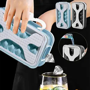 2-in-1 Portable Silicone Ice Ball Mold Ice Maker Water Bottle