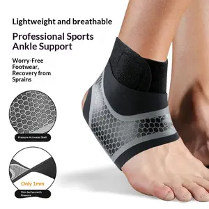 Adjustable Ankle Supporter, Professional Style, Anti-Ankling, Stable Support, Injury Protection, Breathable, for Basketball, Running, Fitness