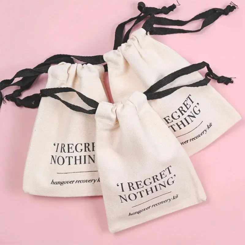 5pcs i Regret Nothing Hangover Recovery Kit Bags Bachelorette hen Party Bridal Shower Wedding decoration bridesmaid guest gift Party Favor Packs Party Gifts