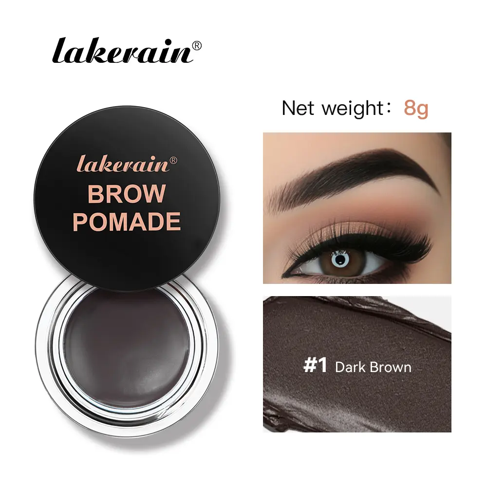 Long-Lasting Waterproof Eyebrow Pomade Brow Paste, Intense Pigmentation for Flawless Brow Definition, Sweat-Resistant, Easy Application for Natural Everyday Look, Women's Cosmetic Essential, Eyebrow Enhancer, Eyebrow Makeup Products