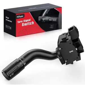 Nilight Multifunction Combination Lever Switch - Turn Signal, Wiper Washer, Headlight Dimmer - Compatible with 2009-2010 Ford F150, Includes Turn Signal Lamps, Father's Day Gift