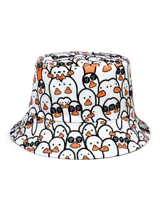 Fashionable Little White Goose Bucket Hat Foldable Sunscreen Hat, Suitable for Outdoor Activities, Multi functional Fisherman's Hat Suitable for Men and Women, Ideal for Summer Travel and Beach Exploration, Lightweight Sun Hat