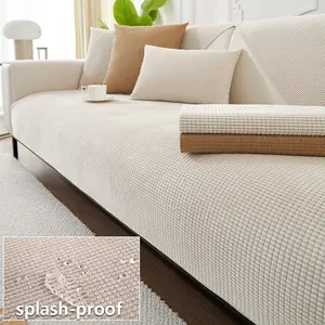 Classic Diamond Sofa Cover, Washable Sofa Slipcover, Modern Anti-Slip Waterproof Couch Pad, Suitable for Bedroom Living Room Dining Room, Washable Couch Covers