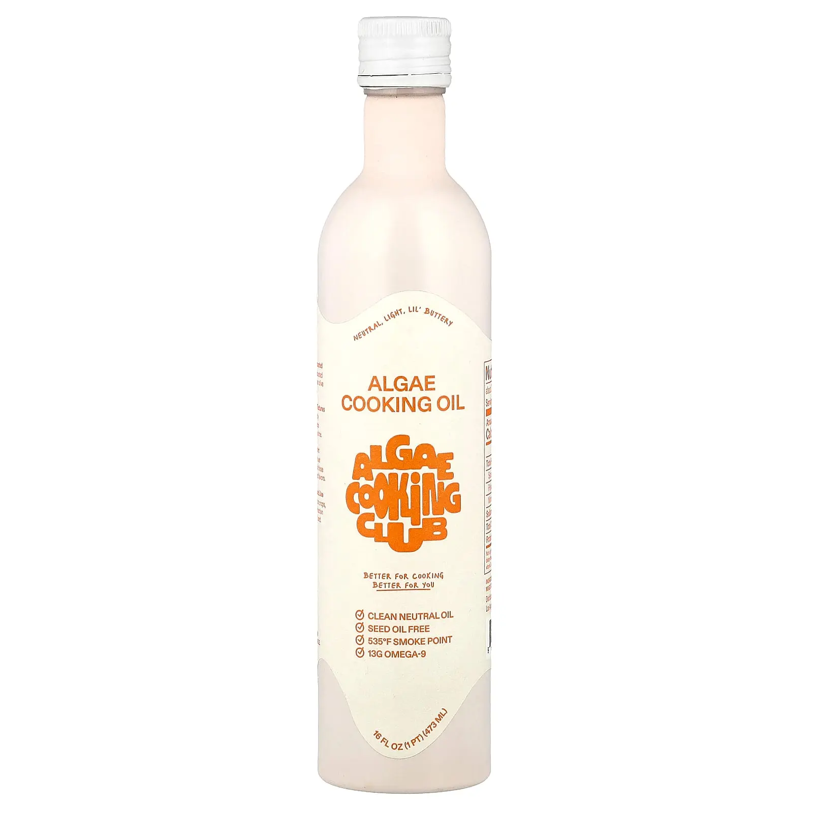 Algae Cooking Club Algae Cooking Oil, 16 fl oz (473 ml)