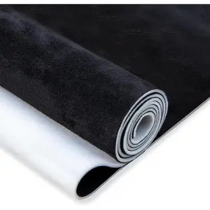 Suede Auto Headliner Fabric 96" L x 60" W with  Backing - Black Interior Replacement Material for //SUV/RV Roof, Tube Packaging - Home Repair/DIY Headliner Material