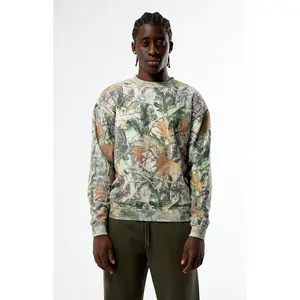 Los Sundays Men's Camo Tequila Country Music Crew Neck Sweatshirt