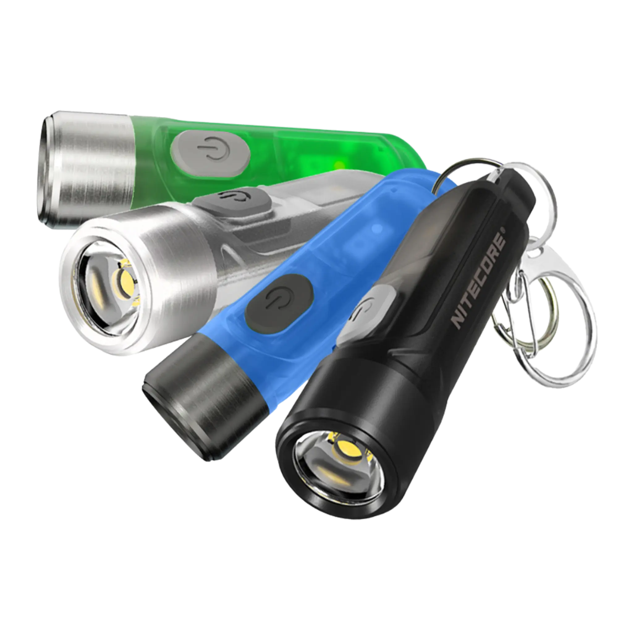 Nitecore TIKI High Lumen Flashlight, 300 Lumen USB-C Rechargeable Keychain Flashlight for Camping & Hiking