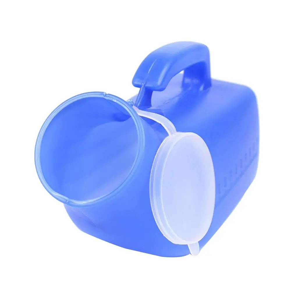 kyuasnfe 1200 ML Male Urinal with Cap Reusable Plastic Urinal Pot Men Urinal Accessories for Home Elderly Bedridden