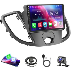 Android Car Stereo for【Ford Transit 2015-2018】9 Inch IPS Touch Screen Wireless Carplay Android Auto Mirrorlink/GPS/WiFi/Bluetooth/FM AHD Backup Camera