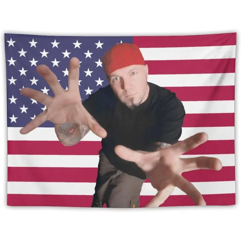 GBJUAIAN Limp Nu Metal Bizkit Tapestries, 90's Vintage Graphic Posters, Retro Aesthetic Wall Hanging, Funny Flag Banner for Home Decor Decoration Print