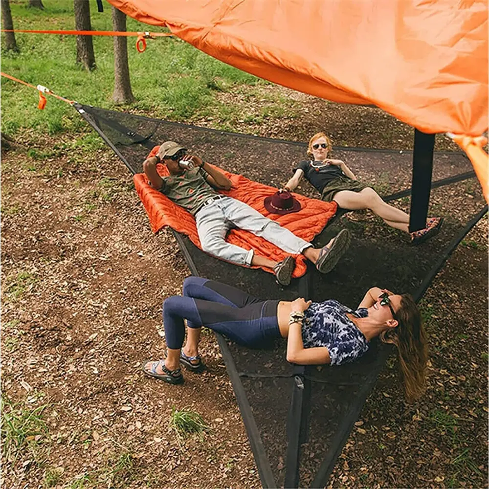 Outdoor aerial tree tent * leisure net bed triangular hammock Outdoor Portable Hammock Hammock Camping Camping Hammock Lightweight Portable Hammocks For Outside