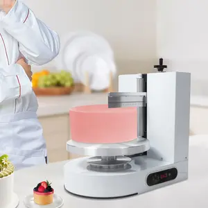 Electric Cake Decorating Machine For Home/Store/Party 4-12 Inch LCD Display Adjustable Speed Pure Copper Motor Smooth Frosting