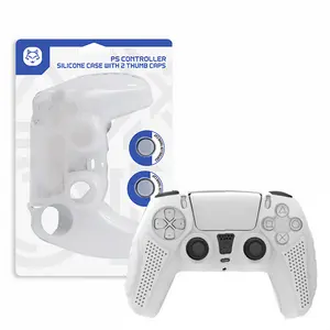 Suitable for PS5 handle, full wrapped silicone cover, put sweat corrosion, handle protective cover, four colors (free 2 rocker caps)