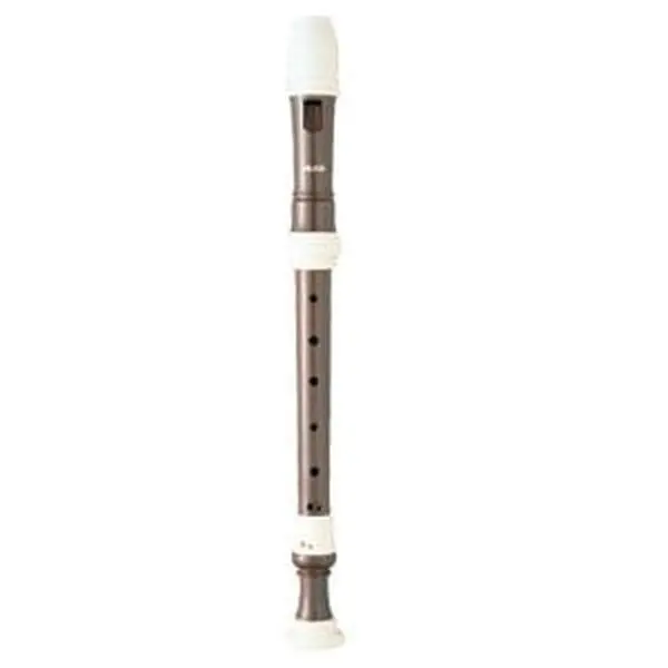 Aulos Haka Series Alto Recorder - 3-Piece, Wood Grain, Baroque Fingering (F), Richard Haka Design-Based, Modern Tech, 17th Century Style High-Quality Wind Instrument for 14+ Music Hobbyists, Recorders
