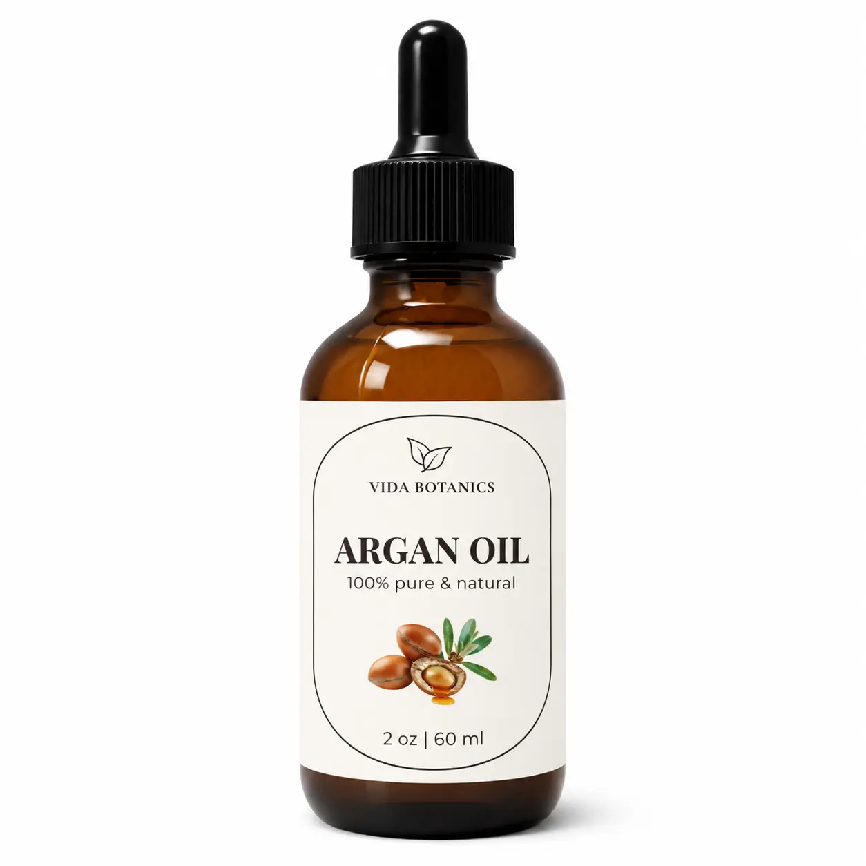 Vida Botanics Argan Oil 100% Pure And Natural Premium Grade - For Hair, Skin, Nails