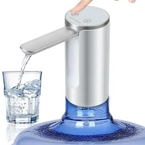 5 Gallon Water Dispenser Pump with LED Digital Display & Quantitative Water Dispensing, Foldable Spout USB Rechargeable Automatic Water Bottle Pump