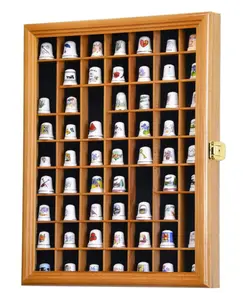 59 Opening Thimble / Small Miniature Display Case Cabinet