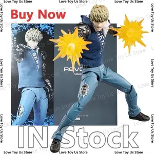 New Ko Genos Anime Action Figures Kaiyodo Revoltech Yamaguchi One Punch Man Figurine Joint Movable Model Statue Toys Gifts
