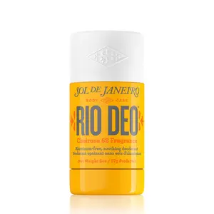 Sol de Janeiro Rio Deo Aluminum-Free Deodorant - Cheirosa 62 Warm Gourmand Fragrance with Notes of Pistachio and Salted Caramel