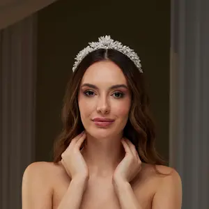 Crystal and Pearl Wedding Tiara