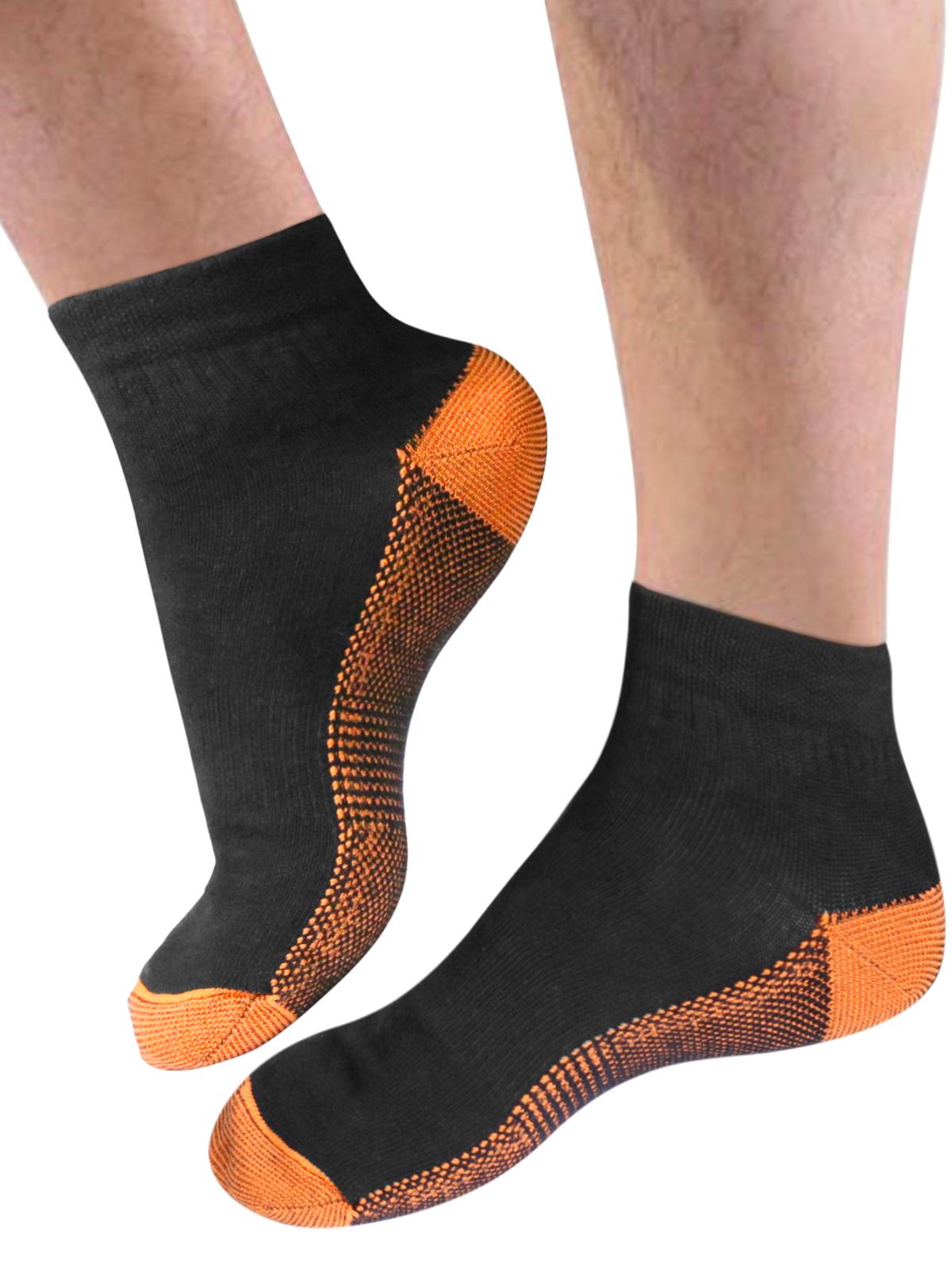 Premium Copper Compression Sport Socks with Cotton Comfort, Designed for Foot Support During Hiking, Running, Training and Everyday Use, Suitable for Both Men and Women for Active & Resting Moments