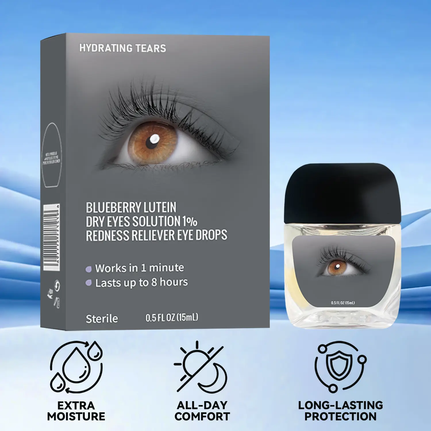 Eye Hydrate Drops 0.5 fl oz | Soothing Dry Eye Relief & Daily Eye Care Support | Quickly hydrate, soothe and comfort