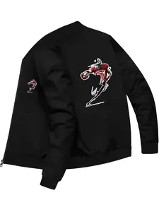 Fashion Sports American Football Player Printed Jacket for Daily Leisure and Commuting