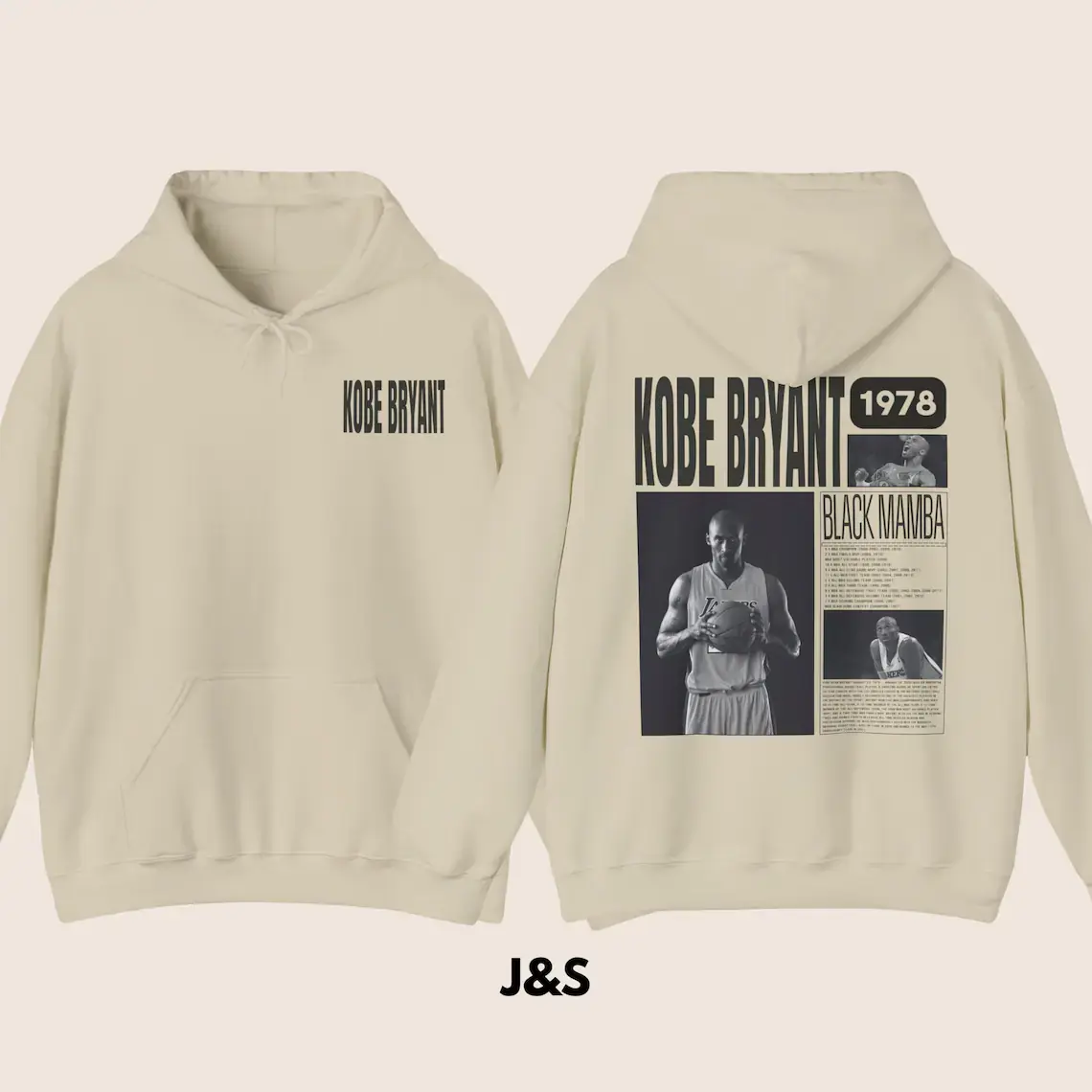 Kobe Bryant Black Mamba Hoodie | 8 Colors Available | Unisex Men's Women's Hoodie | Size S - 5XL