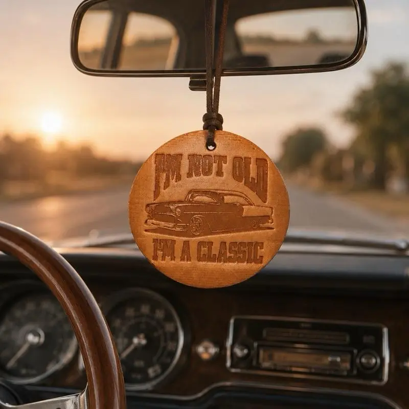 100% Full-Grain Vegetable-Tanned Leather Car Freshies Car Accessories Car Scent