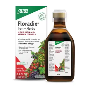 Iron & Herbs - Liquid Herbal Supplement for Energy Support - Iron Supplement with Vitamin C & Vitamin B Complex - for Men & Women