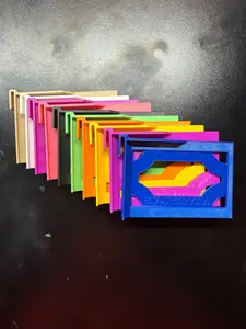 Wide Single Row Cardboard Box Clips - For Single Row Cardboard Storage Boxes