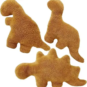 Dinosaur Nugget Plushie - Plush Toy with Soft Design, Ideal for Collecting and Play