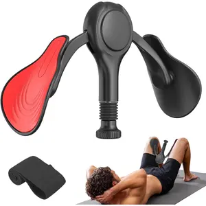 Pelvic Floor Exercise Devices Kegel Exerciser Muscle Trainer 15-70lbs Adjustable for Women/Men, Inner Thigh Exerciser Hip Abductor Machine with Resistance Band, Leg Workout
