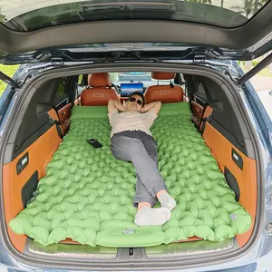 Camouflage Double Inflatable Mattress Hunting Blind Outdoor Gear Lightweight Quick Setup Sleeping Pad for Camping Travel Emergency with Carrying Bag