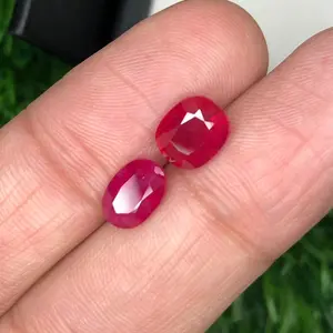 Tanzani Excellent Colour Natural Ruby 5.15 Carats Red Color with 8.46x7.18 x 8.70x6.25mm Dimensions multi color statement piece