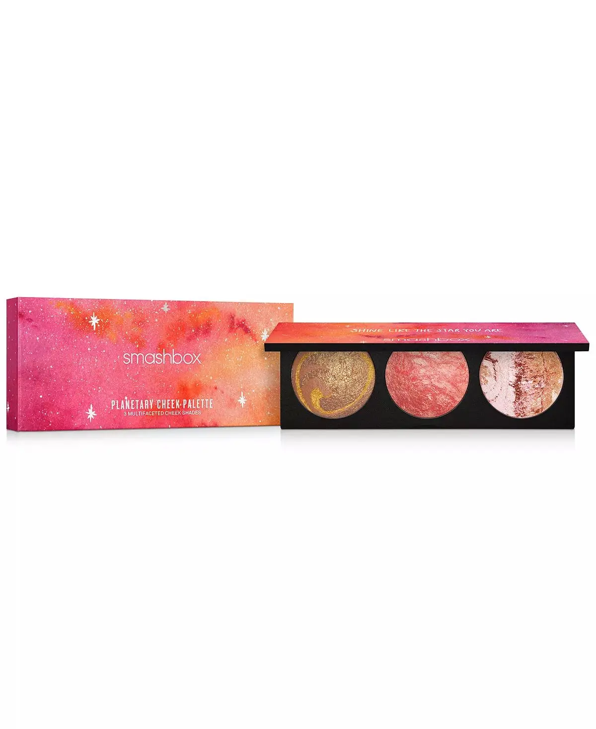 Smashbox Cosmic Celebration Planetary Cheek Palette Eyeshadow Bronze Makeup