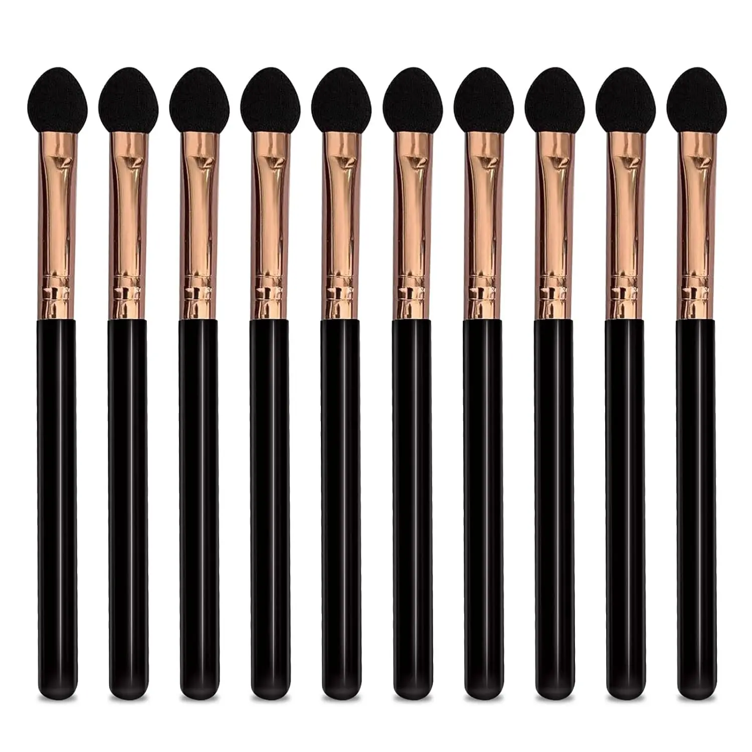 Eyeshadow Applicators Sponge Double Sided Reusable 5Pcs Professional Blendable Organic Foam Tip Makeup Eye Shadow Applicator Brush Set Washable