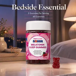 NMNOR Melatonin Gummies, 2 Gummies Per Serving, Mixed Berry Flavor, 60 Count Dietary Supplement