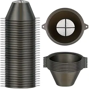 3pcs, 6pcs, 9pcs, 100 Mm PE Plastic Oil Filter with Fine Nylon Mesh, Can Be Used for Car Engine Oil Funnel, Portable Oil Funnel, Large Diameter Car Refueling Funnel, Suitable for Car - Gasoline, Transmission, Fuel