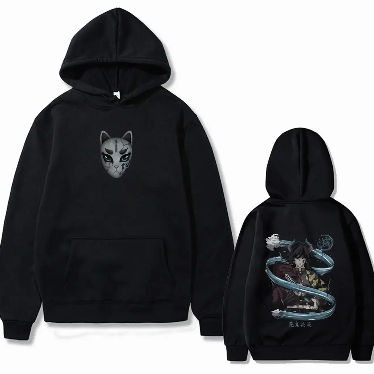 Anime Demon Slayer Tomioka Giyuu Graphic Print Graphic Sweatshirt/Hoddie/T-Shirt Gift Unisex, for Men Women 54J